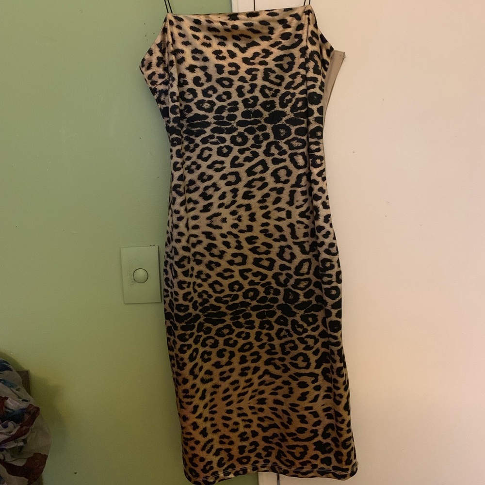 Fashion Killer Leopard Midi Dress - Leopard